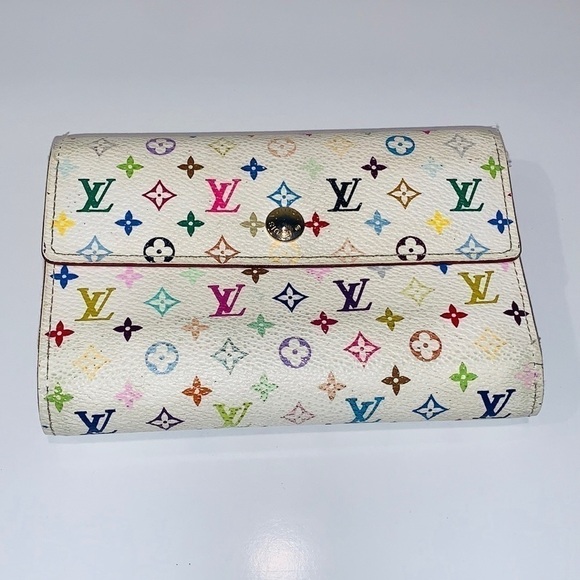 LOUIS VUITTON Multicolor Monogram Louise Wallet Authentic DATE CODE CA4087 - Picture 3 of 16